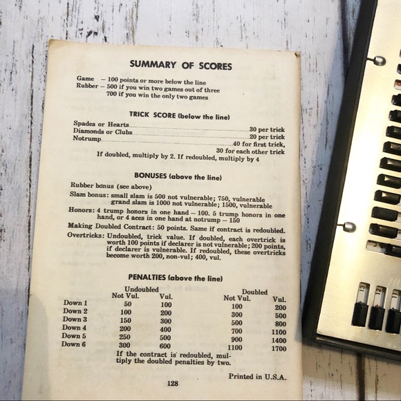 Auto Bridge deluxe pocket model vintage game 1959 made in USA mechanical - Picture 6 of 13